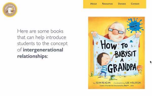 gif showing new resource page interaction