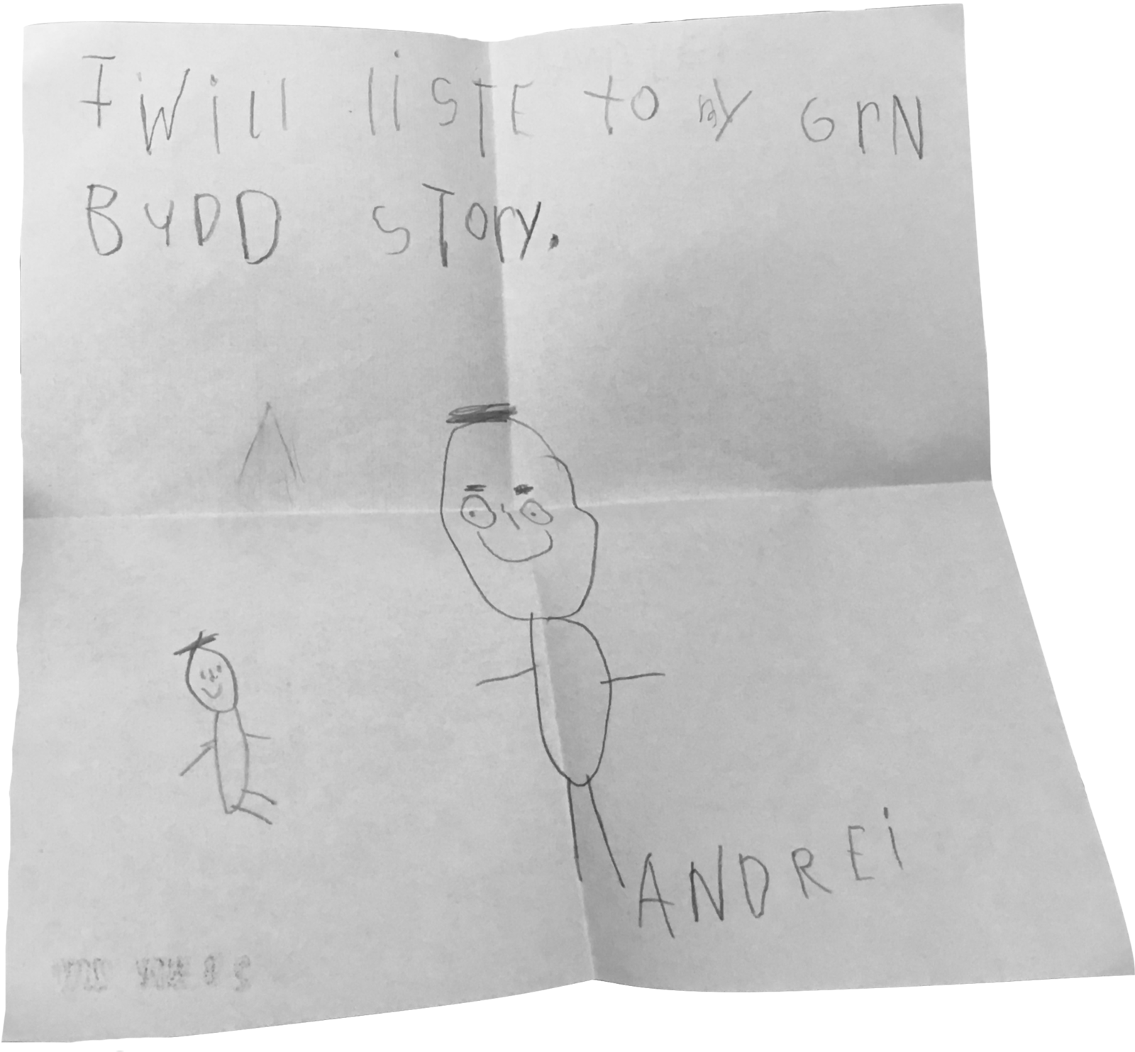 handwritten reflections from little buddies